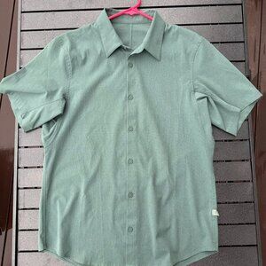 Lululemon Men's Teal Short Sleeve Shirt